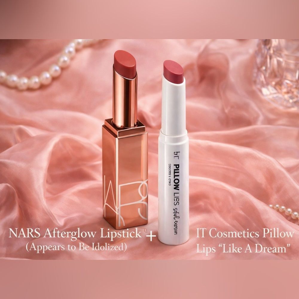NARS Afterglow Lipstick (Appears Idolized)/IT Cosmetics Pillow Lips Like A Dream